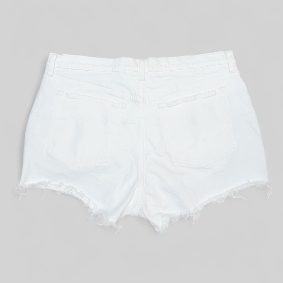 Abercrombie & Fitch High Rise Mom Short White Size 33 / 16 - Picture 3 of 6